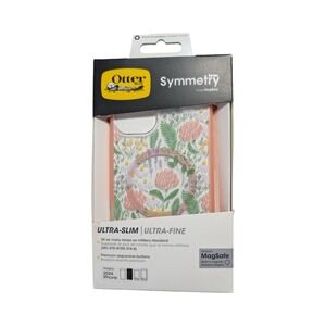 C6-O OtterBox Apple iPhone 16 Plus Symmetry Series Case w/ MagSafe Peachy Bloom